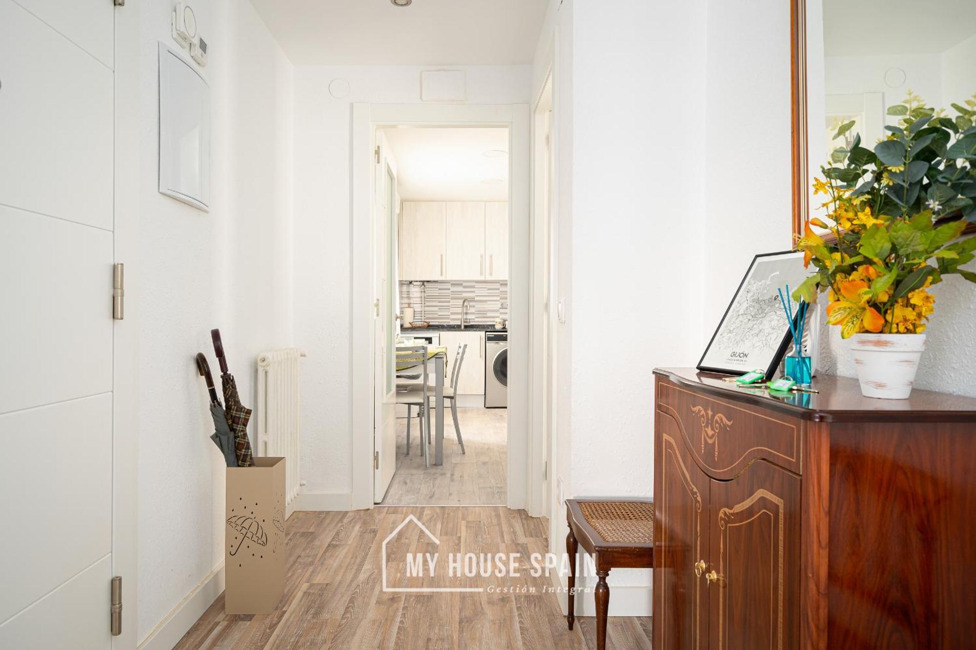 Myhousespain - Piso 3 Habitaciones Cerca Playa San Lorenzo Gijón Kültér fotó